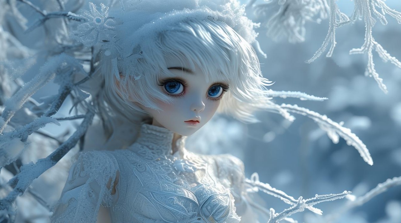 洛克王国雪影娃娃