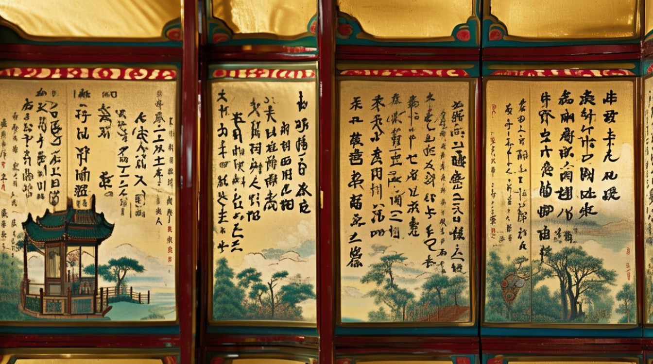 一梦江湖屏风