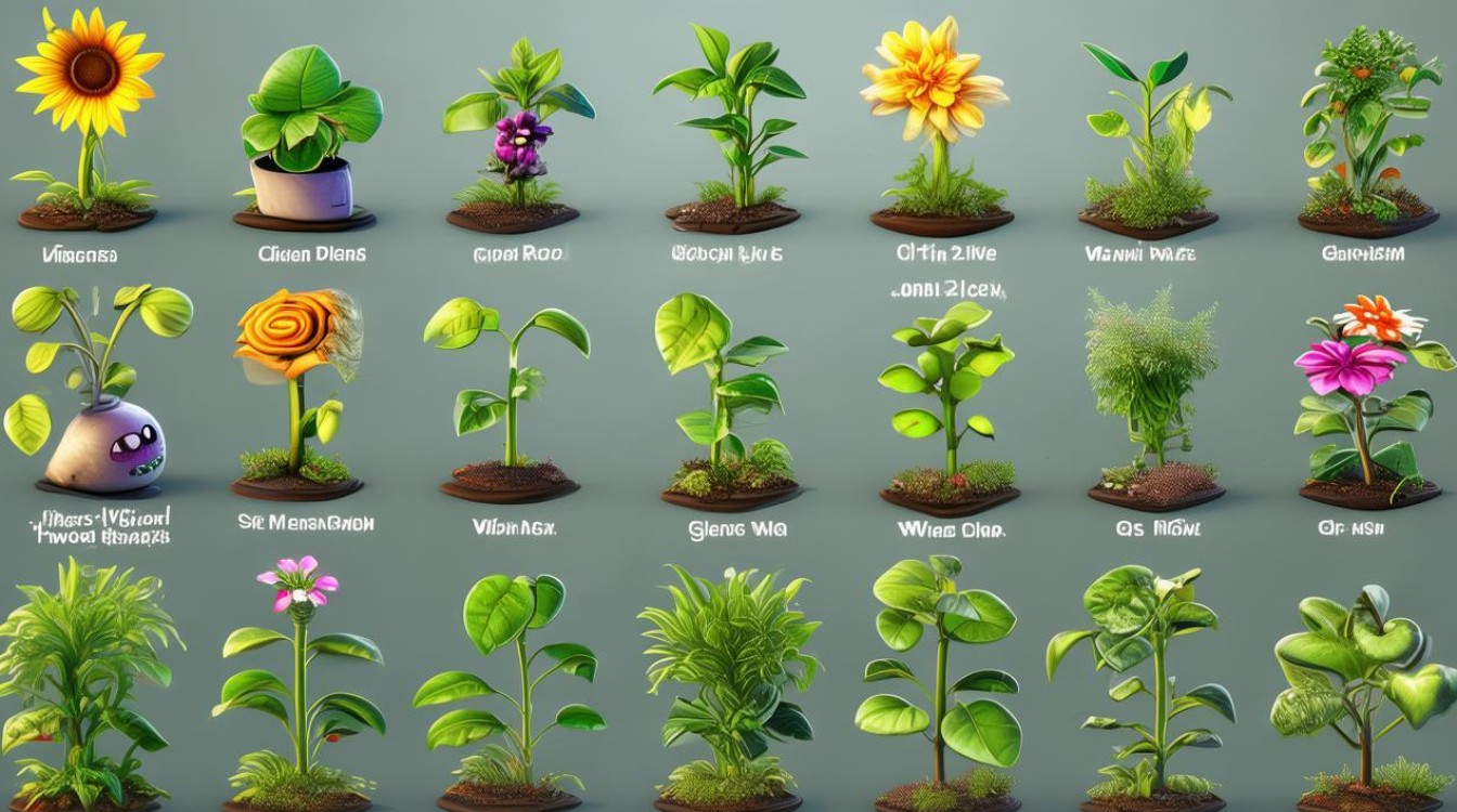 植物大战僵尸所有植物图鉴大全