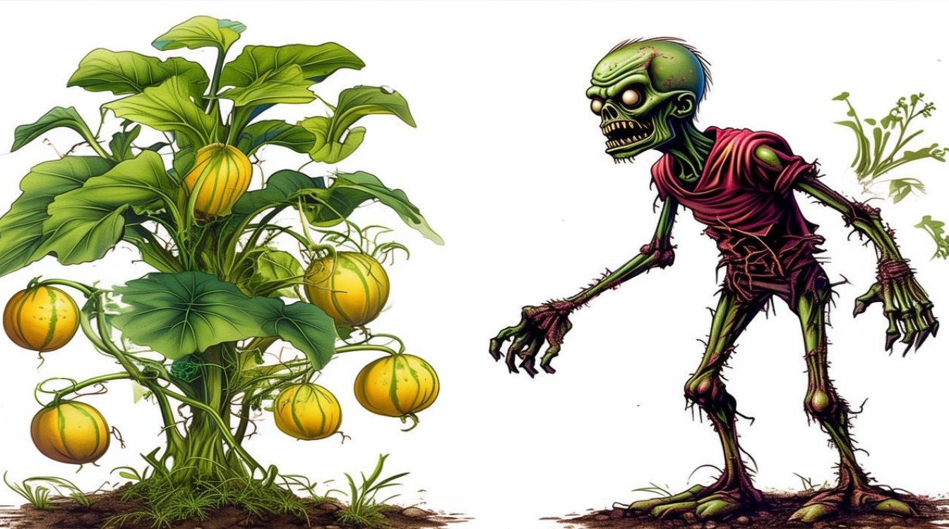 窝瓜战僵尸，植物勇抗侵略